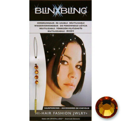 BlinxBling - BB2-08  Rund Topaz groß 5mm wiederverwendbar