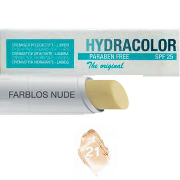 Hydracolor Lippenpflege Classic ohne Glycerin SPF 25 FARBLOS NUDE 21