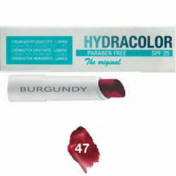 Hydracolor Lippenpflege Classic ohne Glycerin BURGUNDY 47