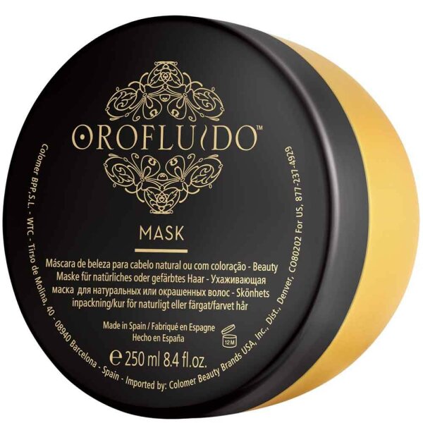 Revlon OROFLUIDO - Luxus-Maske - Maske für Glanz, Seidigkeit & Farbschutz - 250ml