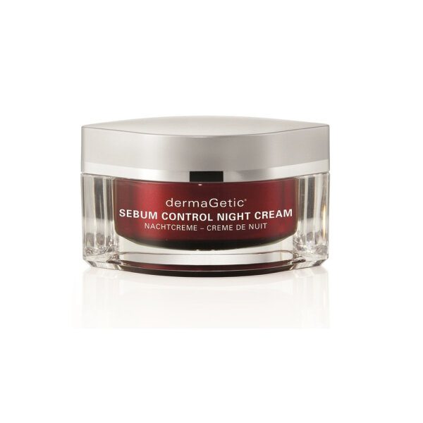 Binella Sebum Control Night Cream - Doppelt regulierende Nachtcreme für zu Unreinheiten und Prä-Akne neigende Haut - 50ml