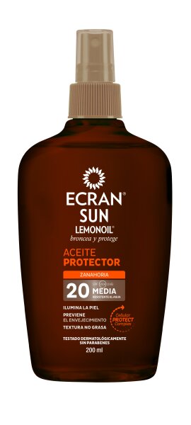 Sun Oil Spray - Aceite Protector Zanahoria FPS20 - Bräunungsöl Spray  - 200ml