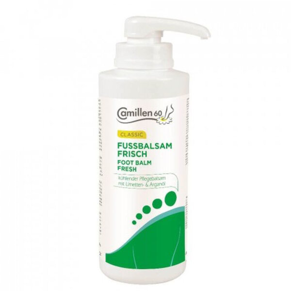 Fussbalsam Frisch - kühlender Pflegebalsam mit Pumpe - 500ml