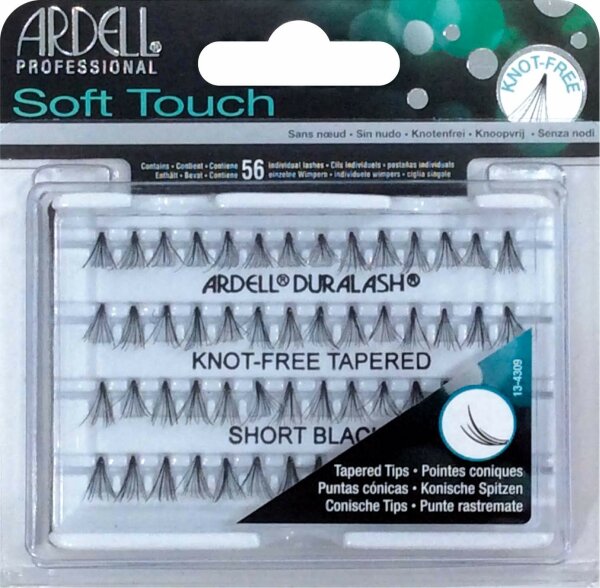 Ardell Dauerwimpern Short schwarz Soft Touch knot-free Tapered