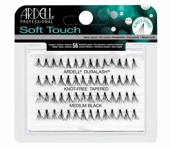Ardell Dauerwimpern Soft Touch knot-free Tapered medium black
