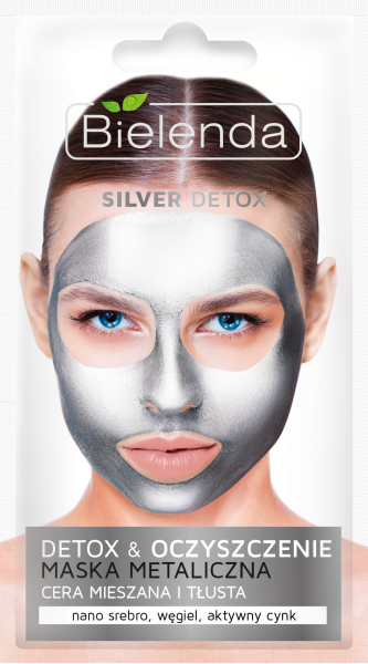 Bielenda Detox - Silber Detox Maske für fettige und Mischhaut - 8g