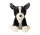 Warmies® Wärmekissen/Stofftier"Hund Bosten Terrier" Hirse Lavendelfüllung 30cm 700g Schwarz