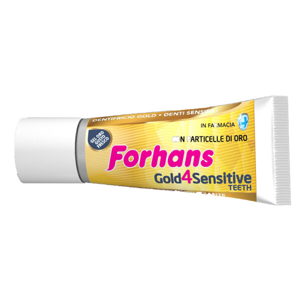 Forhans Gold4Sensitive Zahncreme (24-carat Goldpartikeln) mit aufhellender Wirkung 12ml