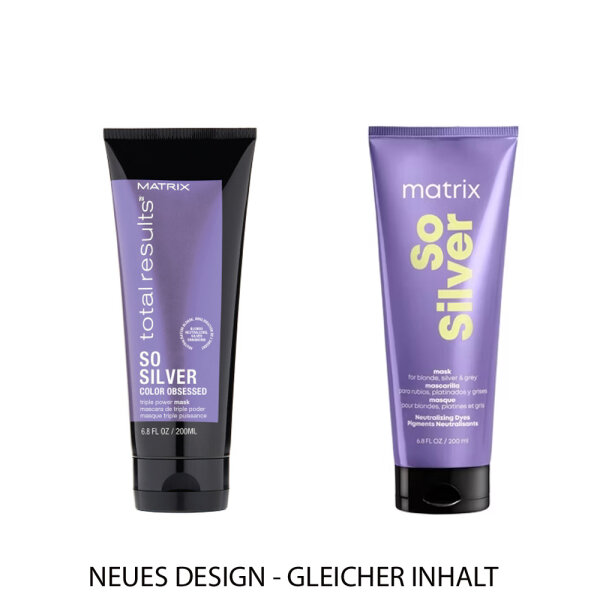 Total Results - Color Obsessed - So Silver Maske - 200ml