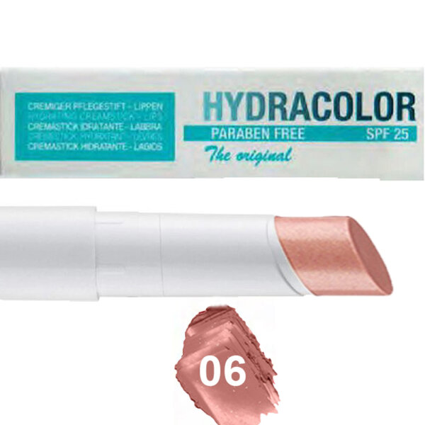 Hydracolor Lippenpflege Shine ohne Glycerin Light Peach 06