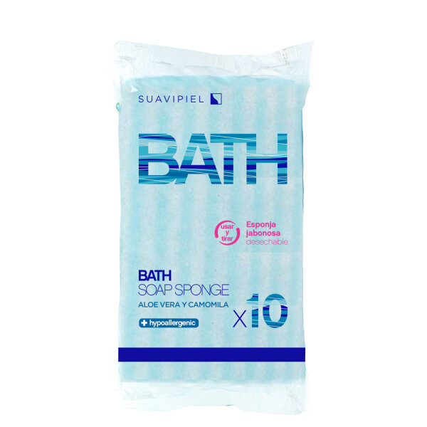 DICORA Suavipiel Einweg Schwamm Einweg Schwamm mit intregierter Seife 10 Stk