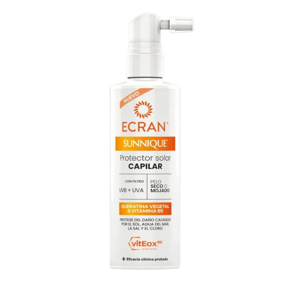 ECRAN SUNNIQUE - Haarsonnenschutz - Protector Capilar - 100ml - FPS 50  Reisegroesse