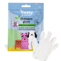 Tresky & Friends Hunde Waschhandschuh zum Shampoonieren