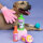 Tresky & Friends Hunde Wellness Geschenkset 5 teilig, Shampoo, Parfüm, Pfotenbalsam, Bürstenhandschuh und Seilspielzeug
