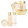 IDC Scented Bath Gold Heel Set 3 teilig  -High Heel mit Shower gel 180ml. Bodylotion 180ml , Handcreme 50ml Duftnote Vanille & Bergamoitte