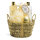 IDC Scented Bath Set 5 teilig  - Duschgel 300ml ,Bodylotion 300ml ,Körperspray 150ml , Badebombe und Dusch/badeschwamm im Korb  Duftnote Vamille & Sandelholz