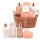 IDC Scented Bath Bronze Korb  4 teilig - Shower gel 200 ml , Bodylotion 200ml Badesalz 150g  Dusch/Badeschwamm Duftnote Sandelholz & Zimt